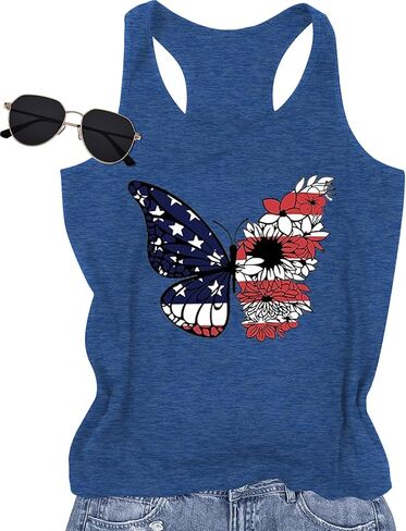 All American Mama 4th of July Tank Tops for Women Patriotic Tops USA Flag Sleeveless Shirt Holiday Casual Outfit in Saudi Arabia
