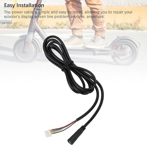 RitoeasySports كابل اتصال سكوتر سكوتر ، خط اتصال سكوتر كهربائي خط توصيل PTFE المواد البديلة سلك استبدال كابل الطاقة in Kuwait