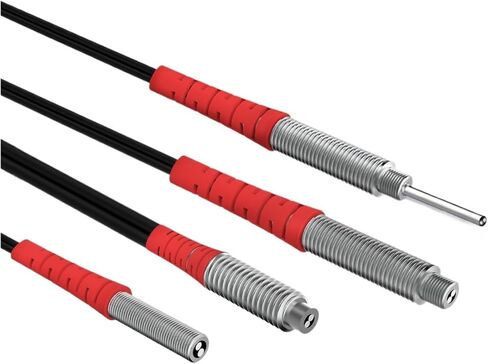 Fiber Optic Sensor Probe Diffuse Reflection M3 M4 M6 1-2M Cable coaxial Non-coaxial photoelectric Optical Proximity Switch(Non Coaxial M4 2m) in Saudi Arabia