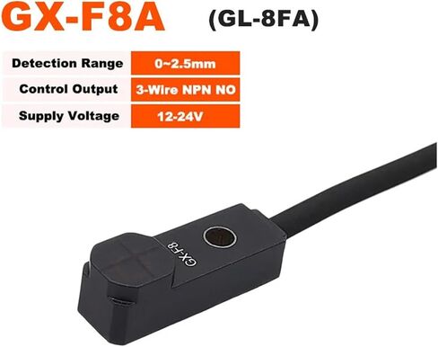 Mini Square Complet Switch 1M NPN 3-WARE استشعار الاستقرار عادة بارد وعادة ما يكون GX-F8 GX-H8 GX-F12 (GX-F8B) in Saudi Arabia