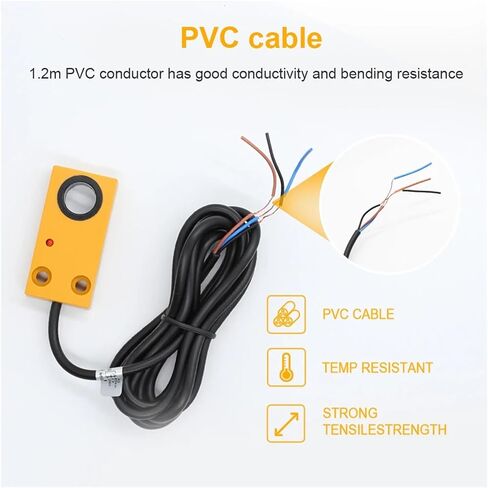 Ring Proximity Switch 6 8 10 12 14 15 16mm Hole Induction Sensor 12V 24V Screw Metal Detection Interrupter(TL-W5-12H,NPN-NC) in Saudi Arabia