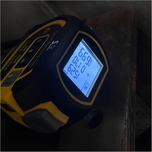 شريط ليزر قياس 3 في 1 متر رقمي للليزر مع شاشة LCD وجهاز قفل الذات 131 قدم/40 متر أداة قياس ليزر قابلة للشحن و 5 م شريط قياس/حجم in Kuwait