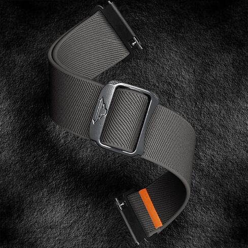 نايلون نايلون نايلون متوافقة مع Carbinox X-Ranger/Vesta/Blaze Round/Blaze S ، استبدال حلقة Trail Trail Trail القابلة للاستبدال+alpine حلقة المعصم لساعة Carbinox الذكية in Saudi Arabia