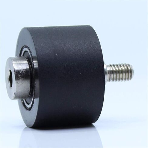 Power Transmission Products PU 6800 Bearing 10x35x30mm Rubber-Coated Driven Roller Conveyor Belt Double Bearing for Cash Registers Ball Bearings(2Pcs) in Saudi Arabia