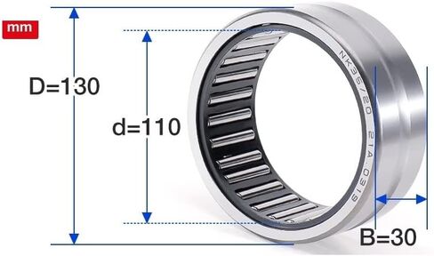 1PC Needle Roller Bearing NK95/100/105/26/36 NK110/30 NK110/40 Without Inner Ring Bearings(Nk95/26 95x115x26mm) in Saudi Arabia