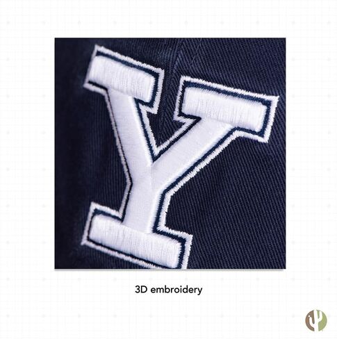 Desert Cactus Yale University Baseball Hat Bulldogs Bulldogs قبعات مطرزة على Cap قابلة للتعديل حزام القماش للبالغين (النمط A1) الأزرق in Kuwait