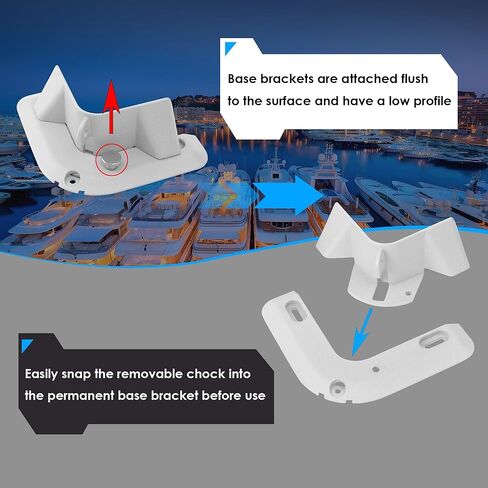 Aluminum Alloy Cooler Mounting Kit,Quick Release Boat Marine Cooler Mounting Kit for Yeti, Rtic, Igloo, Engle, Coleman, etc (Silvery) in Kuwait