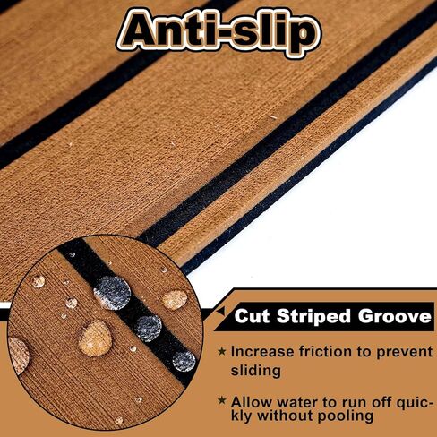 Duraaamo Boat Flooring Eva Foam 118 "× 47" قارب التزيين السجادة غير اللصق البحرية غير المارين in Kuwait