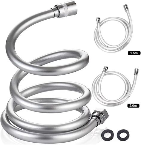 1pc 1.5/2/3/4M PVC High Flexible Plumbing Anti Winding GI/2 Universal Hose(Black,400cm) in Saudi Arabia