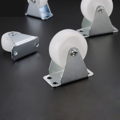 2Pcs 40KG Universal Swivel Casters 1.8 Inch 46mm Furniture Wheel Castor PP Nylon Roller Wheels in Saudi Arabia