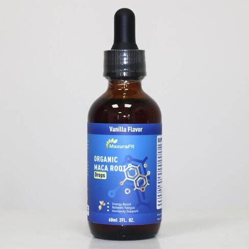 Maca Root Ashwagandha Liquid Drops - Maca and Ashwagandha Supplements with Goji Berry,Ginger Extract,L-Arginine and Magnesium Enhanced Energy 2 fl oz in Saudi Arabia
