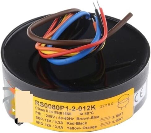 1pcs 80VA 80W Toroidal Circular Transformer Primary 230V Secondary 0-15V 0-15V(Double 12V) in Saudi Arabia