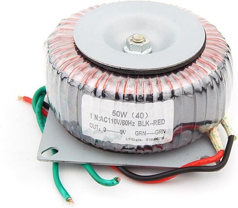 1pcs 50w Toroidal core Transformer of Pure Copper Enameled Wires for Power Amplifier Output 9V Input 110V(220V) in Saudi Arabia