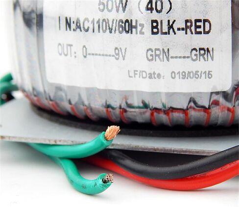 1pcs 50w Toroidal core Transformer of Pure Copper Enameled Wires for Power Amplifier Output 9V Input 110V(220V) in Saudi Arabia