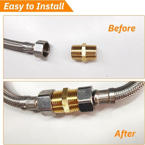 2pcs nipple nipple 1 "npt male x 1" npt male pipe fitting 1 بوصة حلمات أنابيب الذكور تجهيزات محول أنابيب ذكور ثقيلة متساوية in Kuwait