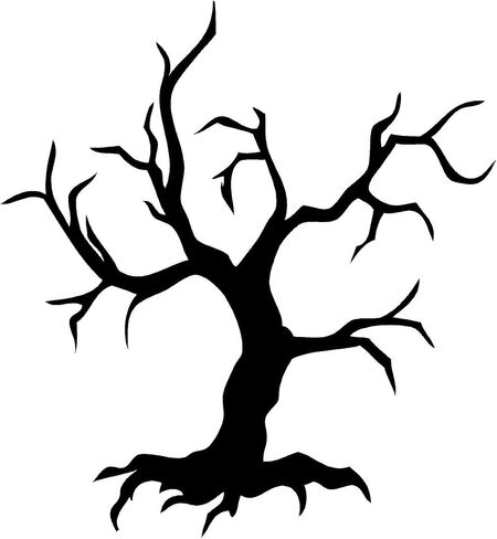 Newclew Tree Spooky Halloween Wall Decal Sticker Art Fun Décor in Saudi Arabia