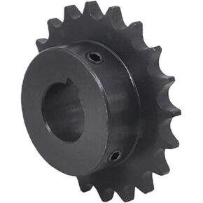 Pinion Hardware for Mechanical Rotation 1pcs 08B Sprocket Through-Hole 18-32 Teeth Pitch 12.7mm Hole Diameter 15mm Industrial Drive Sprocket Mechanical Motor Sprocket(19 Teeth) in Kuwait