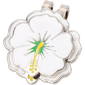Magnetic Golf Ball Marker with Hat Clip, Morning Glory Golf Marker Magnet Hat Clip Set Flower Shape Ball Bag Accessories for Women Men Golfer Gift in Kuwait