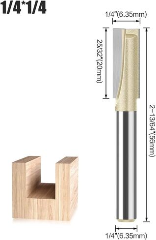 1/4 "مقبض 1/2" مقبض قاطع الطحن المقطوع بت 1pcs (12.7x22.2x17mm) in Saudi Arabia