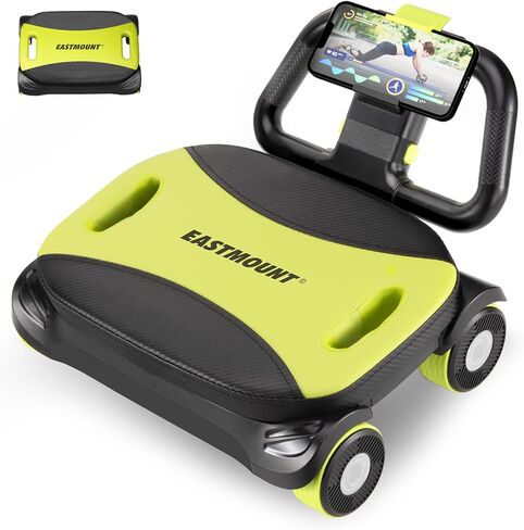 East Mount AB Roller Wheel - AB Roller مع دعم الكوع للتمرين الأساسي للدهون البطن التلقائي العجلة البطن للنساء المعدات الصالة الرياضية للرجال in Kuwait