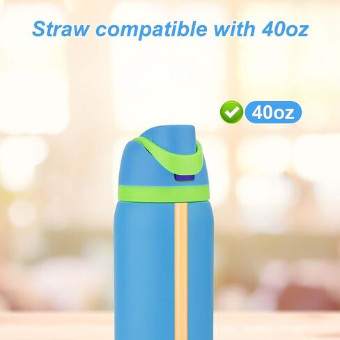 مجموعة قطع غيار بوكوب باستبك لزجاجة ماء Owala Freesip 40oz ، بما في ذلك 2 ملحقات سدادة بديلة 2 حلقة ختم المطاط 6 قش 1 مفك البراغي و 1 in Saudi Arabia
