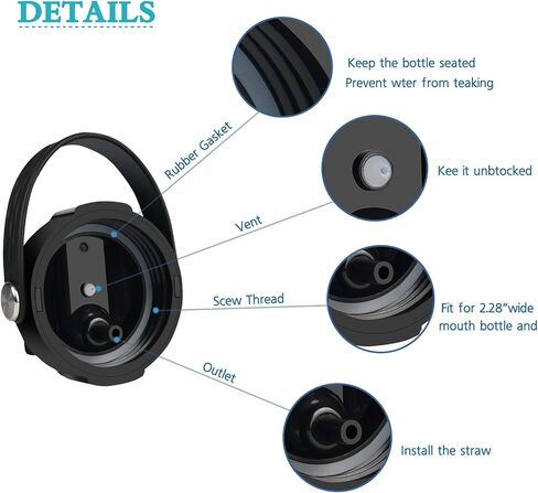 Black Sports Water bottel Accessory of bottel Cover in Saudi Arabia