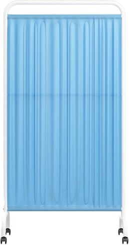 Foldable Medical Privacy Screen, Ward/Beauty Salon/Health Room Vertical Door Partition, Foldable Iron Frame to Save Space(Color:Brown,Size:4-Panel) in Saudi Arabia
