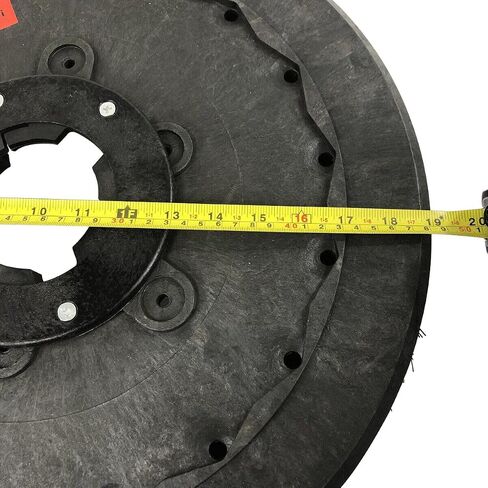 Inviersal Industries 1 قطعة تجارية 19 بوصة قطرها فرشاة دوارة تناسب فرشاة Macher Machine Machine 483mm (أبيض) in Kuwait