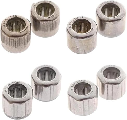 2pcs 8 * 14 * 12mm محامل HF081412 الخاتم الخارجي المثمن/سداسي أحادي الاتجاه محمل (A1) in Saudi Arabia