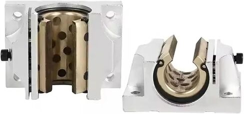 TBR16UU Aluminum Block 16mm Linear Motion Ball Bearing Slide Block for TBR16 16mm Linear Guide Rail Parts(TBR16UU with Cooper) in Saudi Arabia