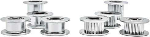16T Teeth 2GT Idler Pulley Synchronous Wheel Bore 3mm with Bearing 2MGT Belt Width 6/10mm GT2 Timing Pulley 3D Printer Parts(Bore 3mm No Teeth,100pcs,10mm-Silver) in Saudi Arabia