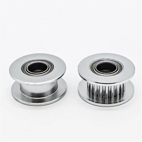 16T Teeth 2GT Idler Pulley Synchronous Wheel Bore 3mm with Bearing 2MGT Belt Width 6/10mm GT2 Timing Pulley 3D Printer Parts(Bore 3mm No Teeth,100pcs,10mm-Silver) in Saudi Arabia