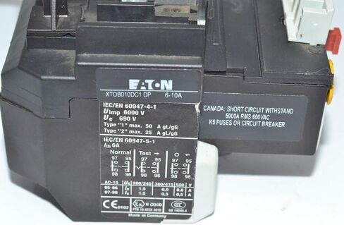 Eaton Cutler Hammer XTOB010DC1 ترحيل التحميل الزائد in Saudi Arabia