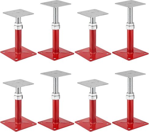 5-8" House Floor Jacks Adjustable Screw Jacks Post, Foundation Jacks for Leveling The Basement Floor, Load Capacity 5000lbs, 4PCS in Kuwait