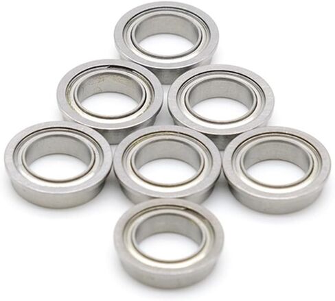 MF128ZZ FLANGE تحمل 8x12x3.5mm مصغرة MF128 Z ZZ Ball Bearings 10pcs in Saudi Arabia