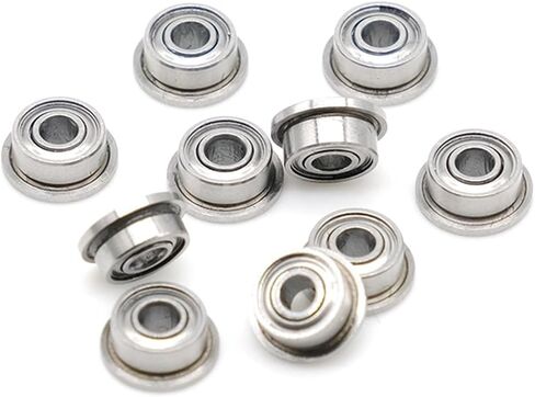MF83ZZ Flange Bearing 3x8x3mm Miniature Flanged MF83 Z ZZ Ball Bearings 10Pcs in Saudi Arabia
