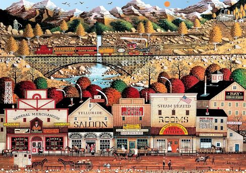 Buffalo Games - Charles Wysocki - Dreamers - 300 Piece Jigsaw Puzzle for Adults -Challenging Puzzle Perfect for Game Nights - Finished Size is 21.25 x 15.00 in Saudi Arabia