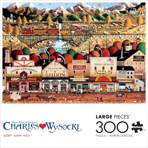 Buffalo Games - Charles Wysocki - Dreamers - 300 Piece Jigsaw Puzzle for Adults -Challenging Puzzle Perfect for Game Nights - Finished Size is 21.25 x 15.00 in Saudi Arabia