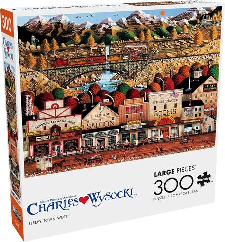 Buffalo Games - Charles Wysocki - Dreamers - 300 Piece Jigsaw Puzzle for Adults -Challenging Puzzle Perfect for Game Nights - Finished Size is 21.25 x 15.00 in Saudi Arabia