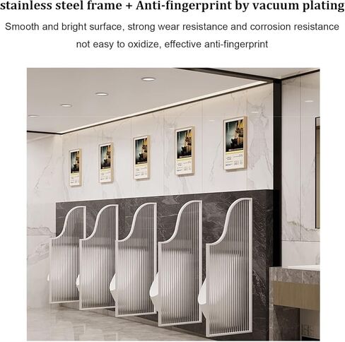 Urinal Screen Toilet Partition, Urinal Partition Wall-Mounted Men Urinal Privacy Screen, Translucent Glass Panels Partition Protection Screen (Bianco Partition*4) in Saudi Arabia