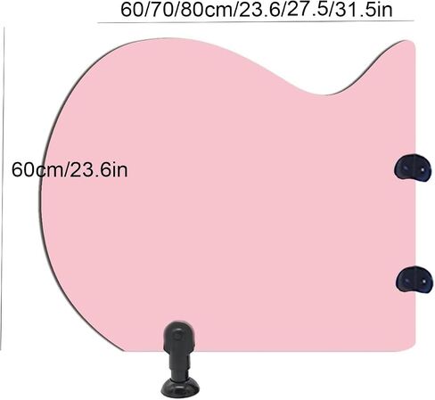 Floor-Mounted Urinal Partition, Toilet Protection Partition, Privacy Screen Waterproof Baffle, /Shopping Mall/Public Place Urinal Partition Toilet(80cm/31.5in) in Saudi Arabia