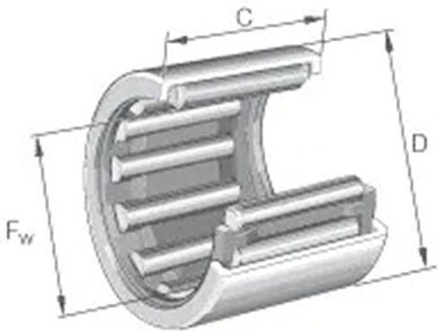 1pcs HF2520 IR20x25x20 HF253220 25X32X20 HFI2020 20x32x20 Drawn Cup Needle Roller Bearings with Inner Ring in Saudi Arabia