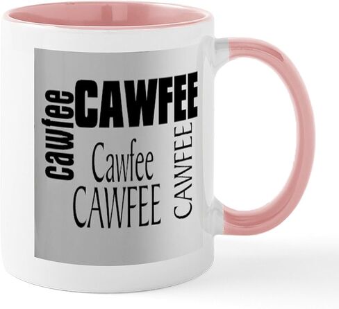 CafePress Cawfee Mugs 11 oz (325 ml) Ceramic Coffee Mug in Saudi Arabia