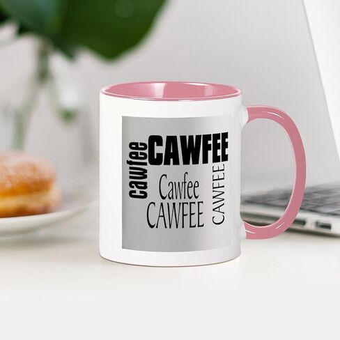CafePress Cawfee Mugs 11 oz (325 ml) Ceramic Coffee Mug in Saudi Arabia