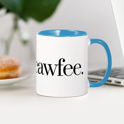 CafePress Cawfee Mugs 11 oz (325 ml) Ceramic Coffee Mug in Saudi Arabia