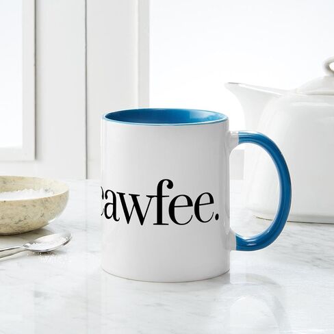CafePress Cawfee Mugs 11 oz (325 ml) Ceramic Coffee Mug in Saudi Arabia