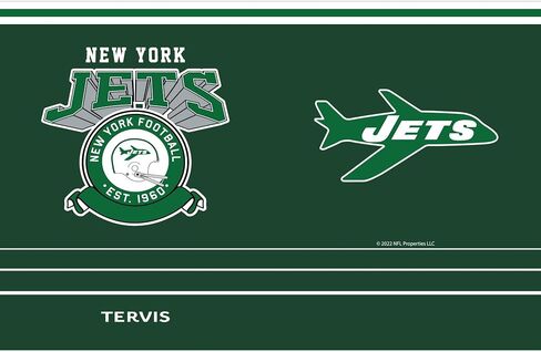 Tervis Traveler NFL New York Jets - Vintage Triple Walled Insulated Tumbler Travel Cup Keeps Drinks Cold & Hot, 30oz, Stainless Steel in Saudi Arabia
