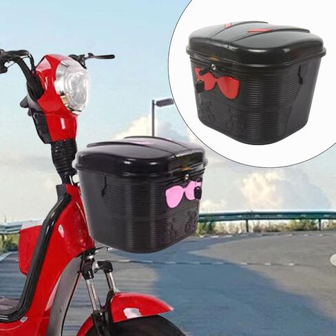 Generic Portable Bicycle Basket with Lock for Electric Bike Front Mounting in Saudi Arabia