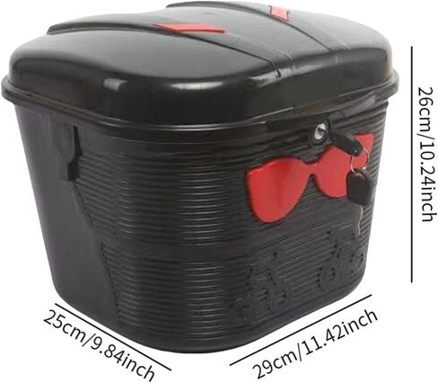 Generic Portable Bicycle Basket with Lock for Electric Bike Front Mounting in Saudi Arabia