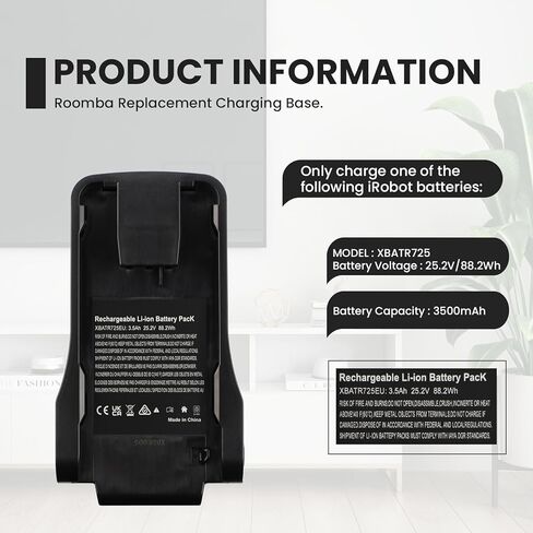 ZTHY XBATR725 Battery Compatible with Shark IZ662H IZ682H IZ683H IZ661HC IZ662HC IZ631H Cordless Vacuum Cleaner, Replacement for Shark Vertex Pro Cordless Stick Vacuum Cleaner Battery 25.2V 3500mAh in Saudi Arabia